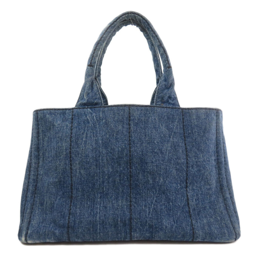 Prada Denim Canapa Bag Tote